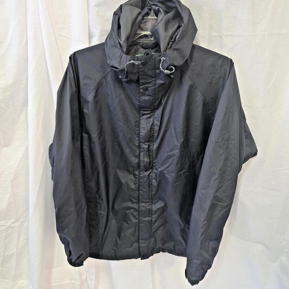 L.L Bean Gray Gore-Tex Men's‎ Double Layer Normcore Minimalist Windbreaker XL